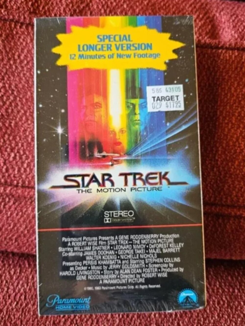 NWT Set of 5 VHS Star Trek Movies